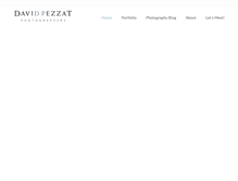 Tablet Screenshot of davidpezzat.com